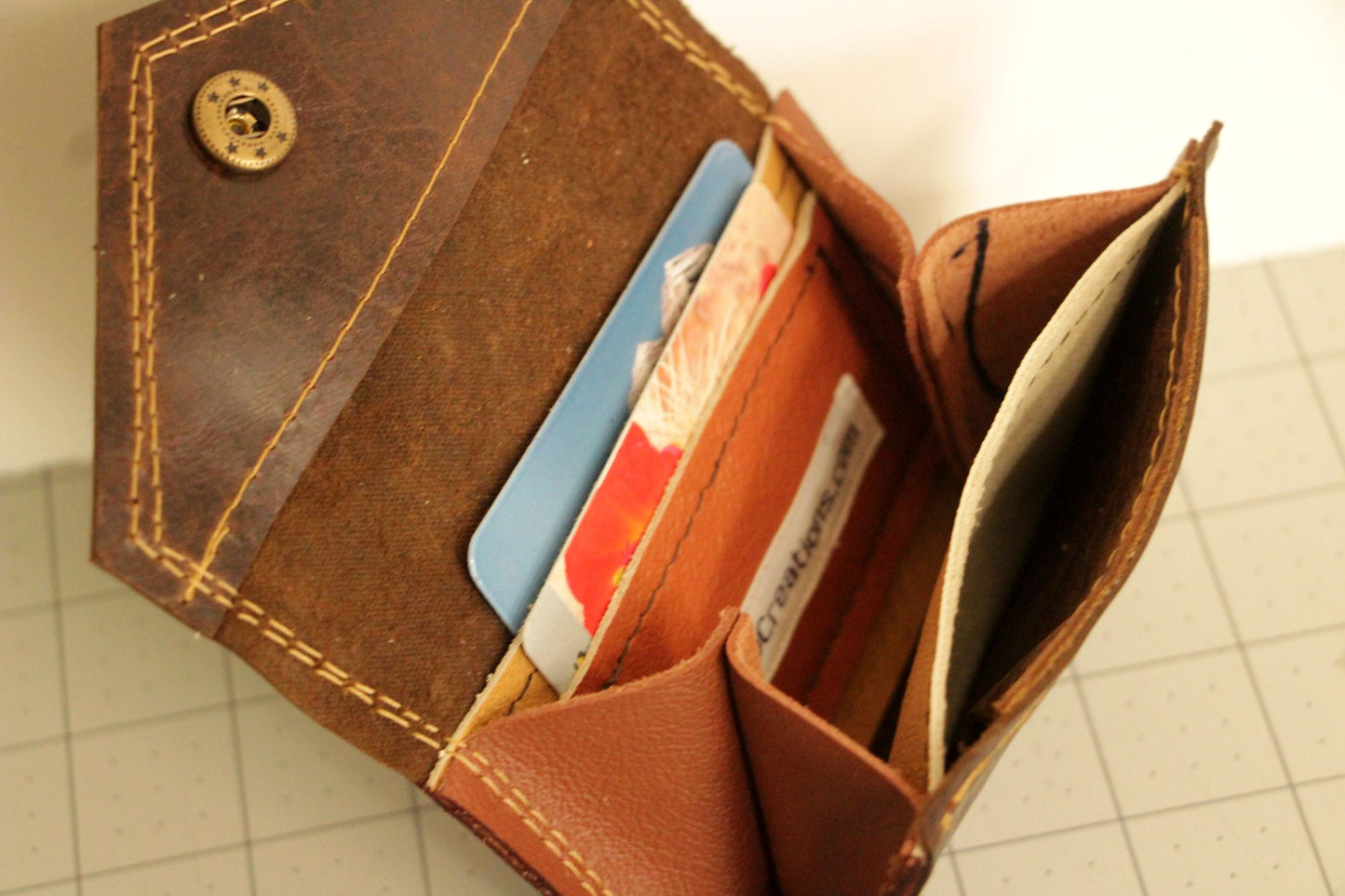 7686 Concertina Piccolo Accordion Fold Wallet