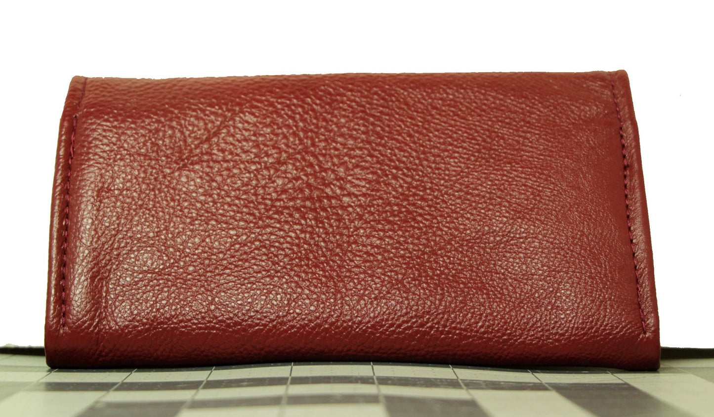 7742 TonyD Wellesley Wallet Burgundy with Purple Floral