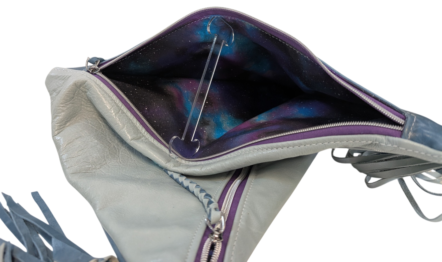 7878 Traudy Triangular Bag Two Teals