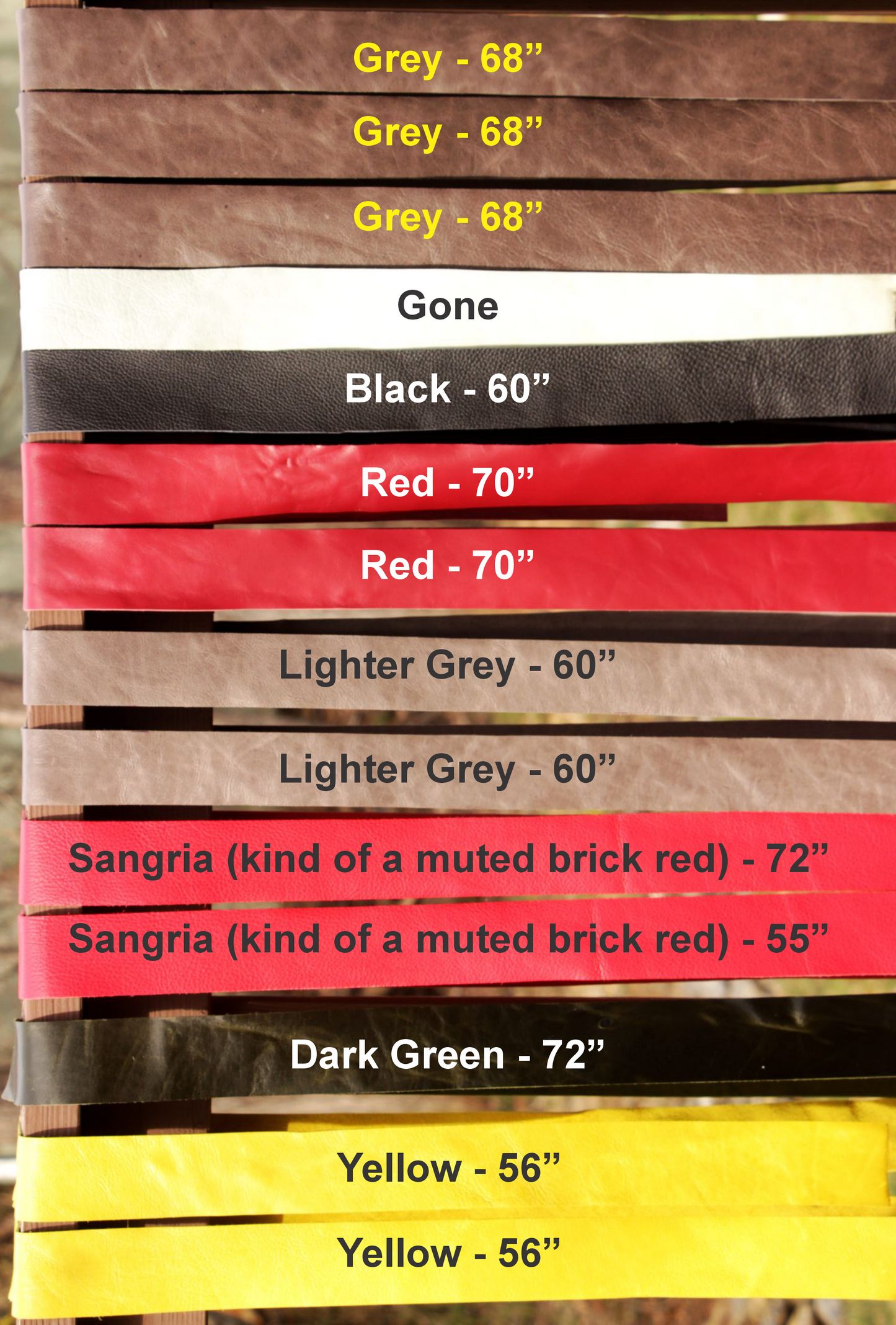 7793 Strap Blanks