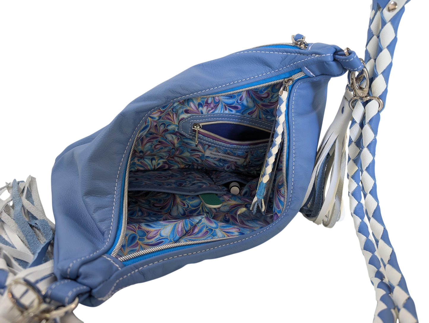 7879 Traudy Triangular Bag Carolina Blue