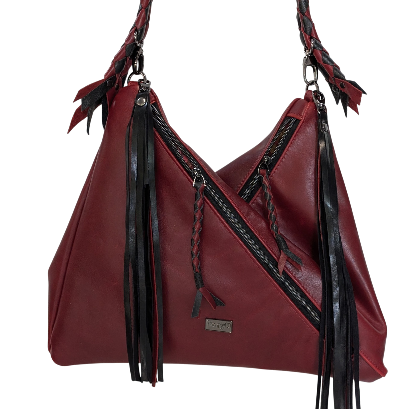 7877 Traudy Triangular Bag Sangria