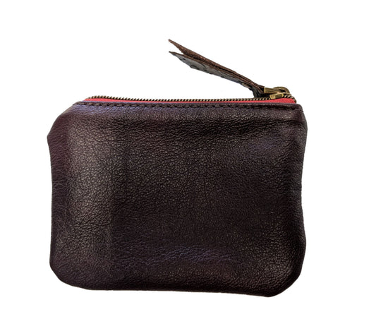 7850 Coin Purse Reddish Brown