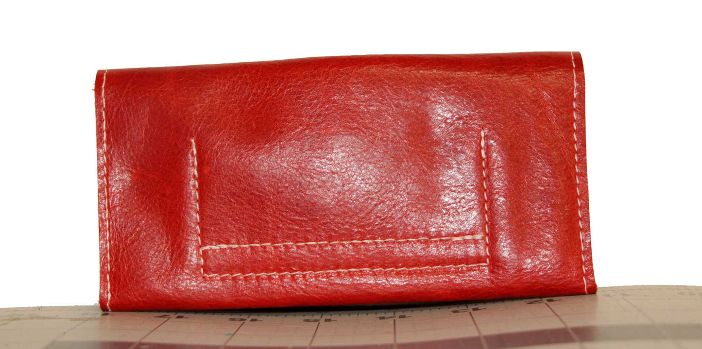 7752 Concertina Medio Accordion Fold Wallet Red