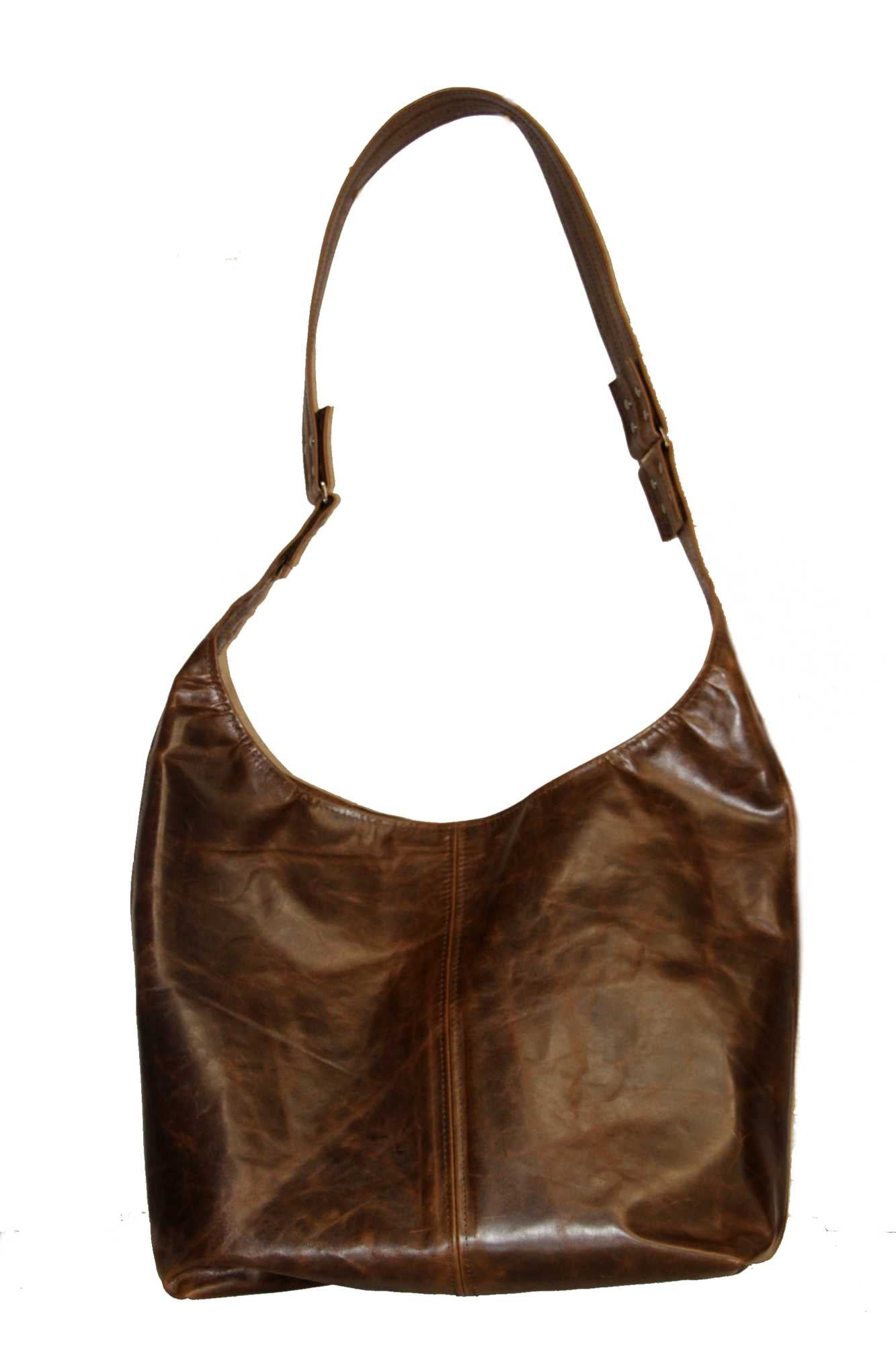 7768 Darsam Hobo Pull Up Brown with Stamped Insert