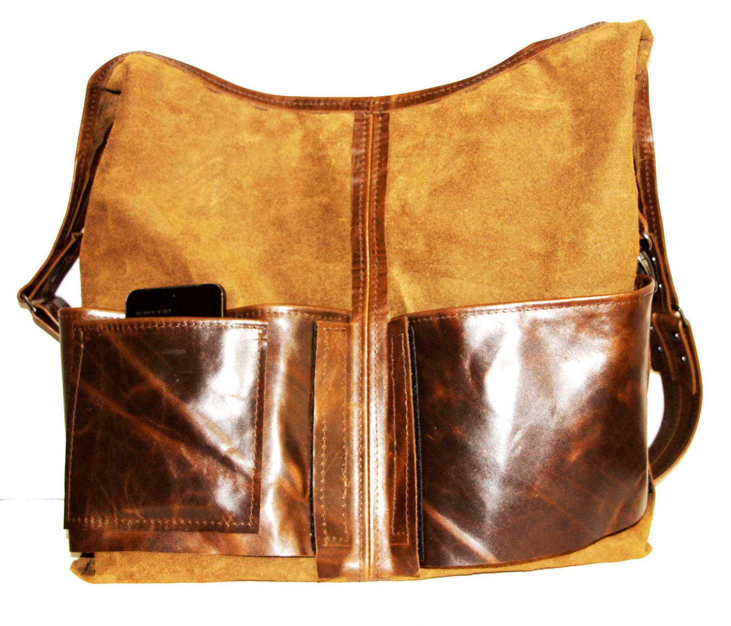 7768 Darsam Hobo Pull Up Brown with Stamped Insert