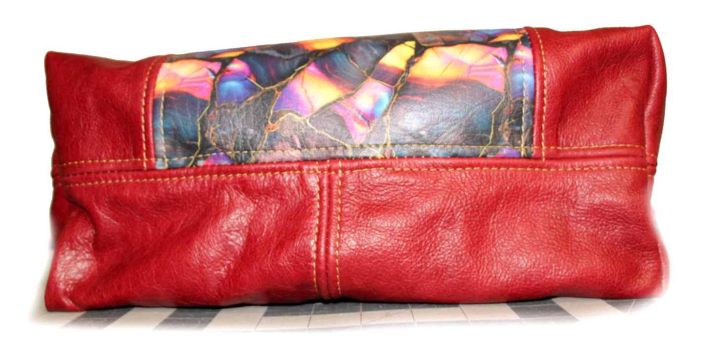 7777 Darsam Hobo Red with Marble Vinyl