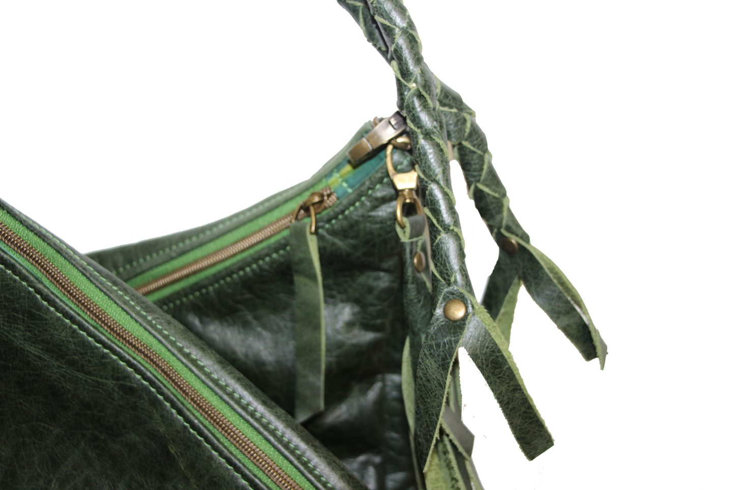 7804 Traudy Triangular Bag Green