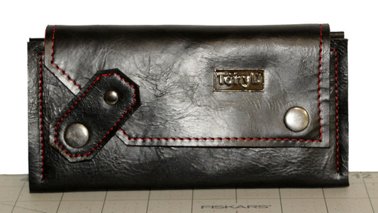 7824 JeroniMoney Black with Red Highlight Stitching