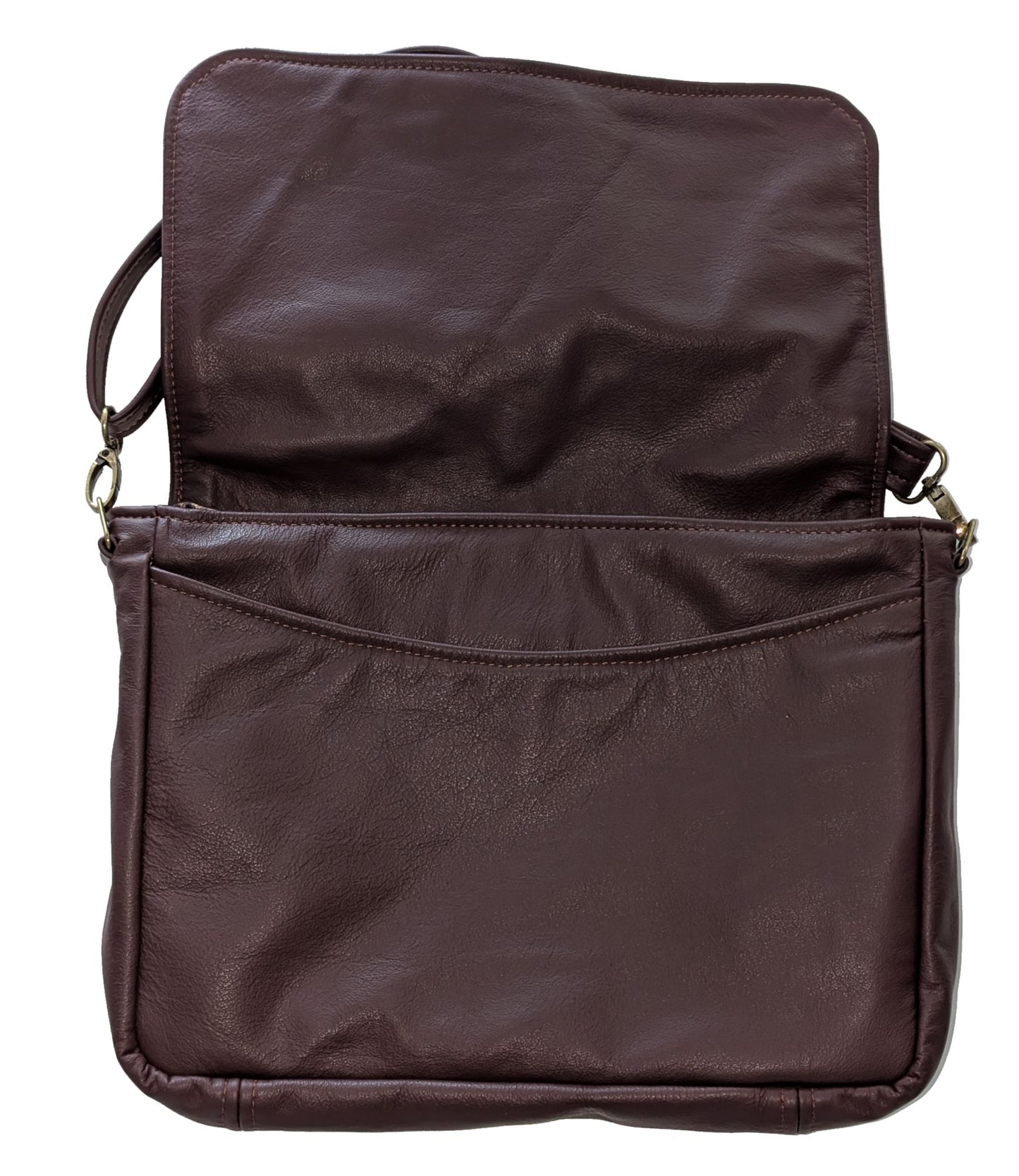 7832 TonyD Everyday Everything Bag Grande in Wine colored leather