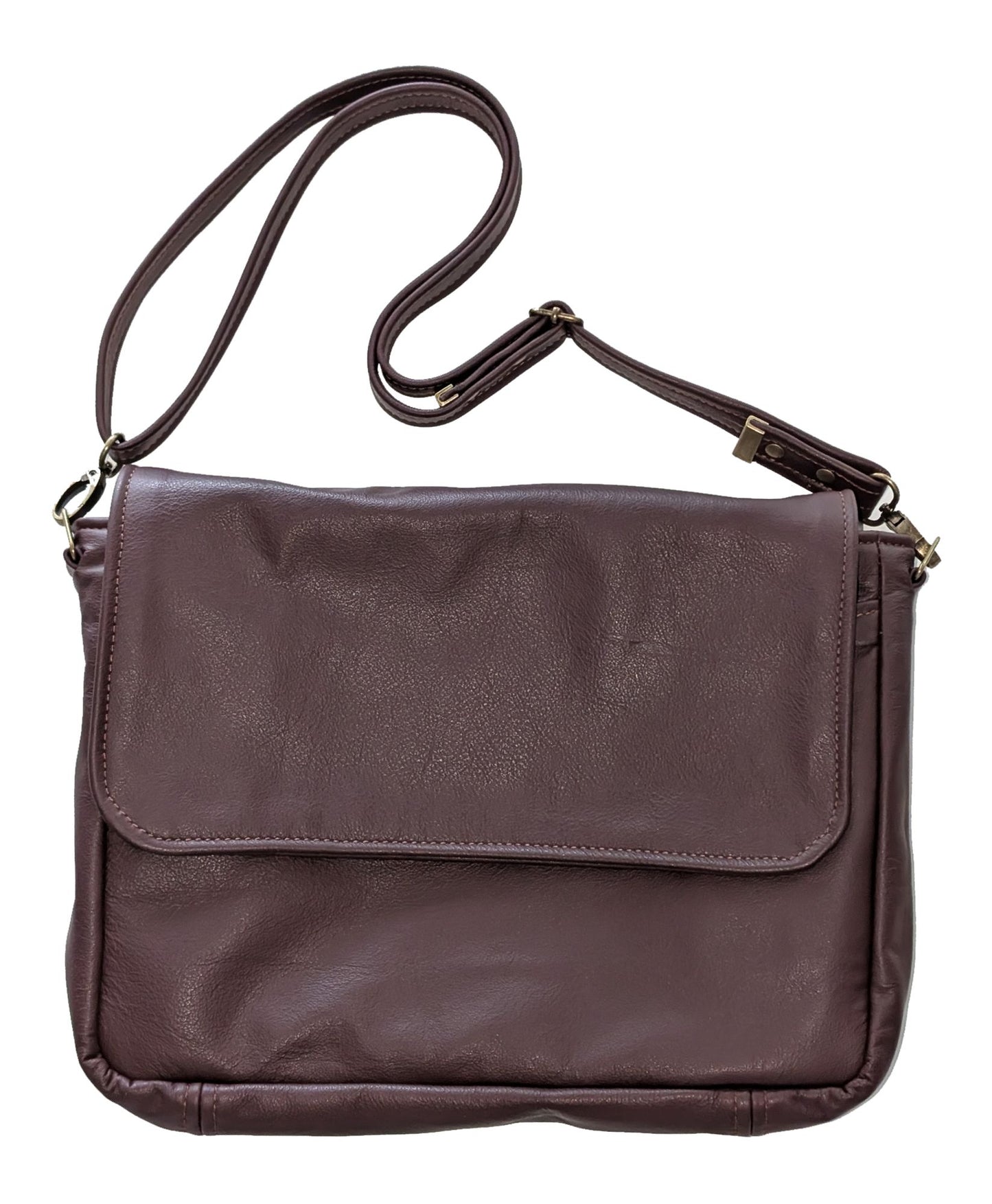 7832 TonyD Everyday Everything Bag Grande in Wine colored leather
