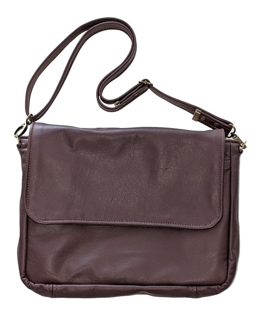 7832 TonyD Everyday Everything Bag Grande in Wine colored leather
