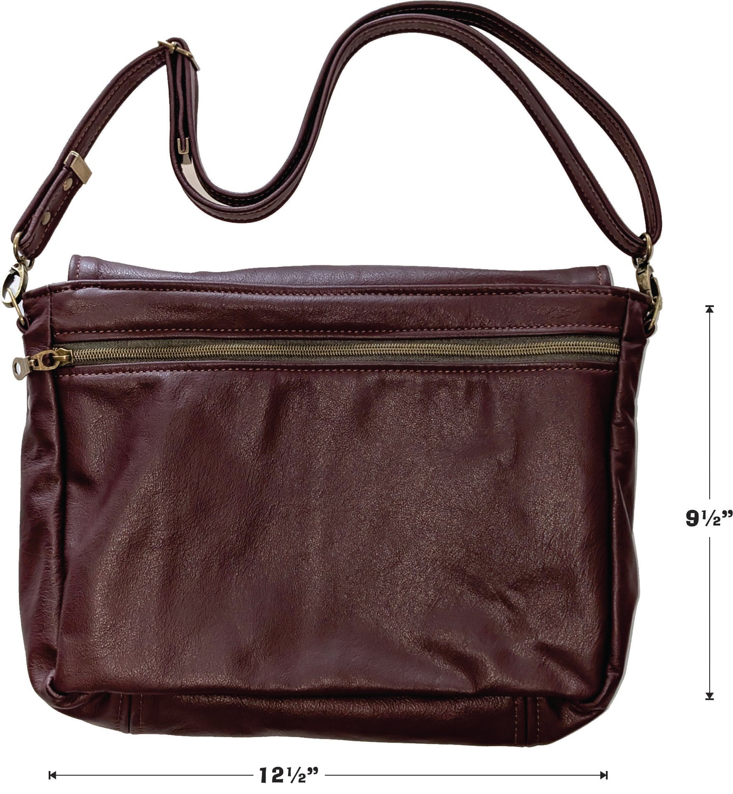 7832 TonyD Everyday Everything Bag Grande in Wine colored leather