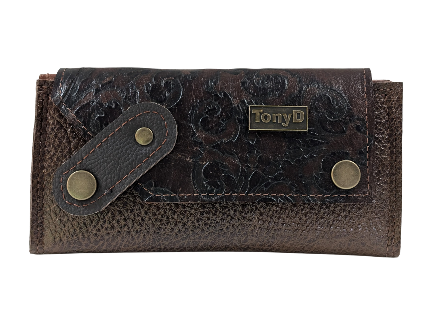 7875 JeroniMoney Dark Tab w/Light Brown Zipper Overlay
