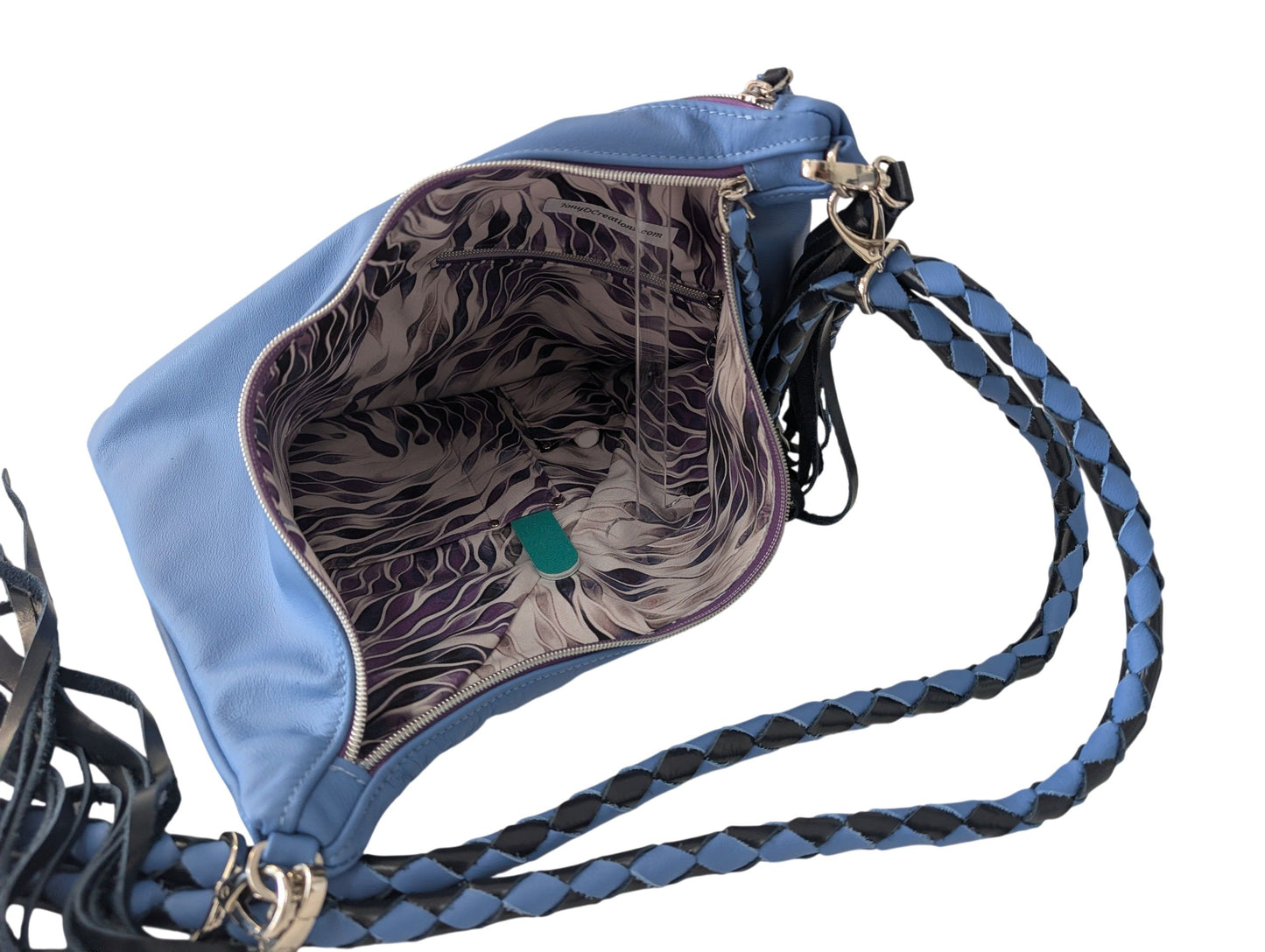 7887 Traudy Triangular Bag Carolina Blue