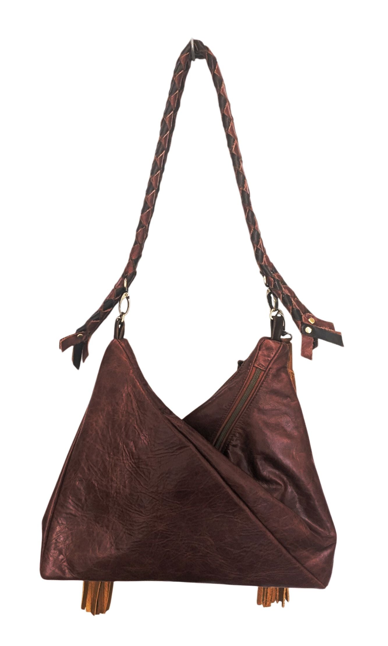 7888 Traudy Triangle Bag Milk Chocolate Brown