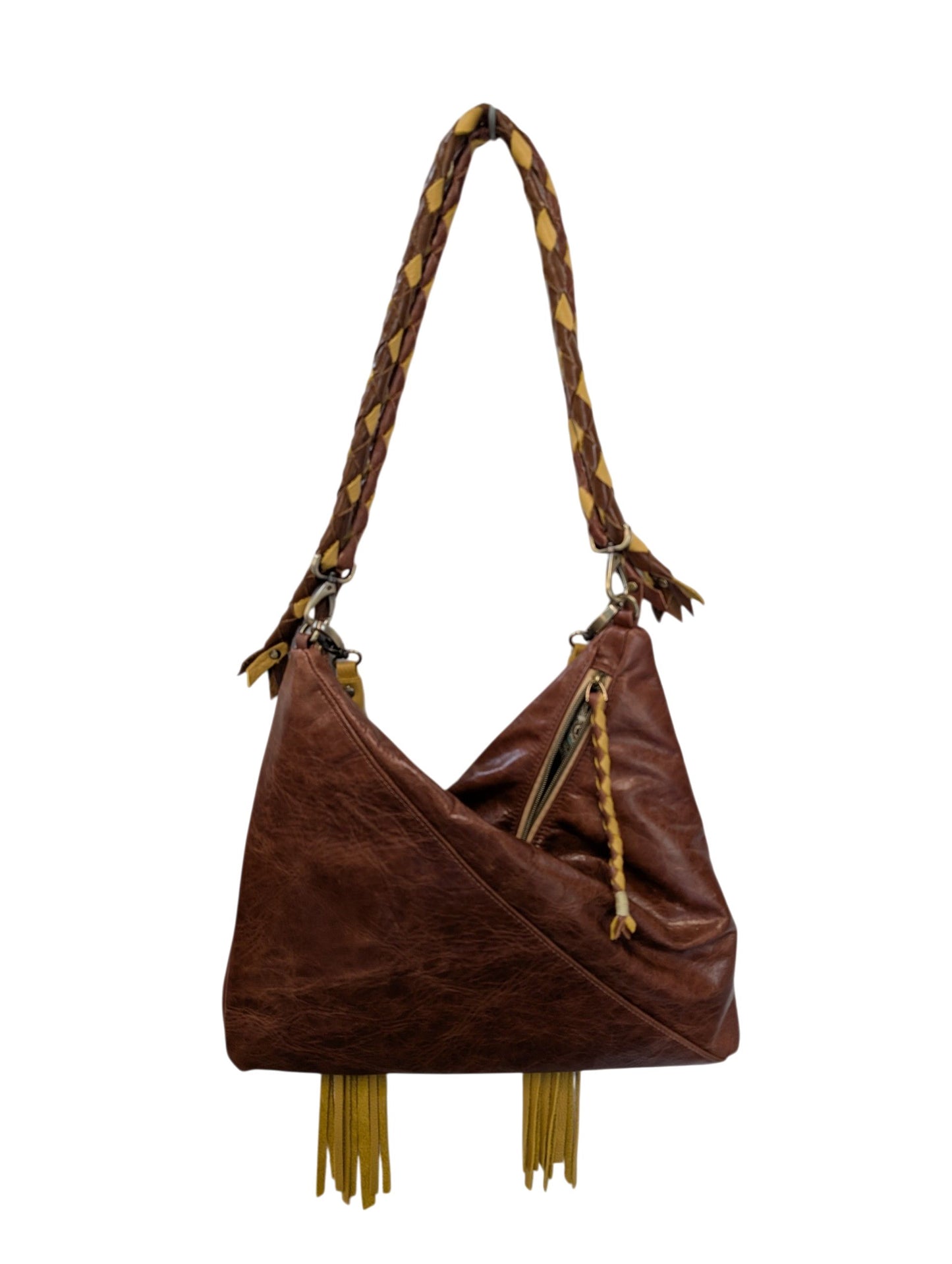 7889 Traudy Triangle Bag Chocolate Brown CC
