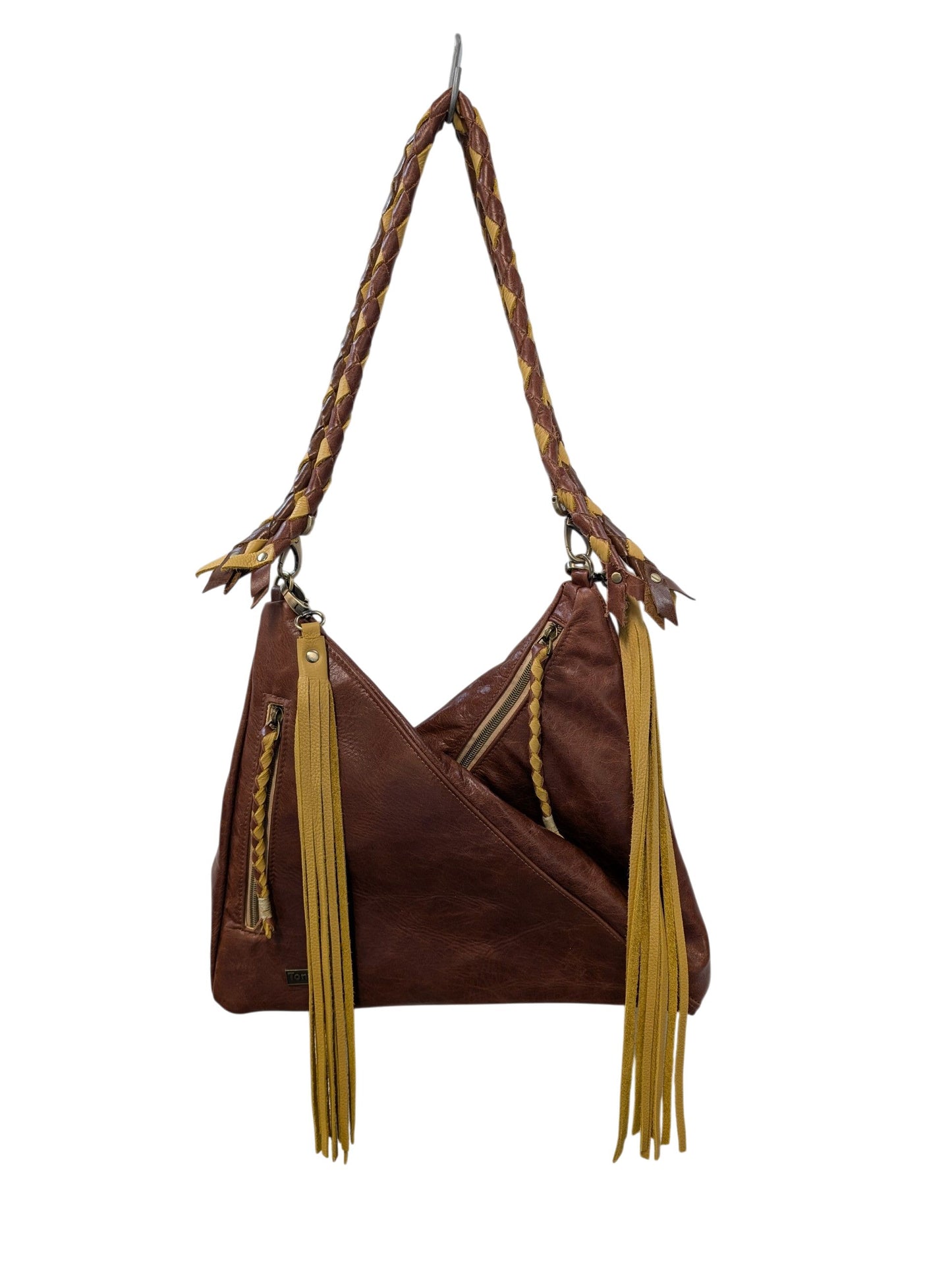 7889 Traudy Triangle Bag Chocolate Brown CC