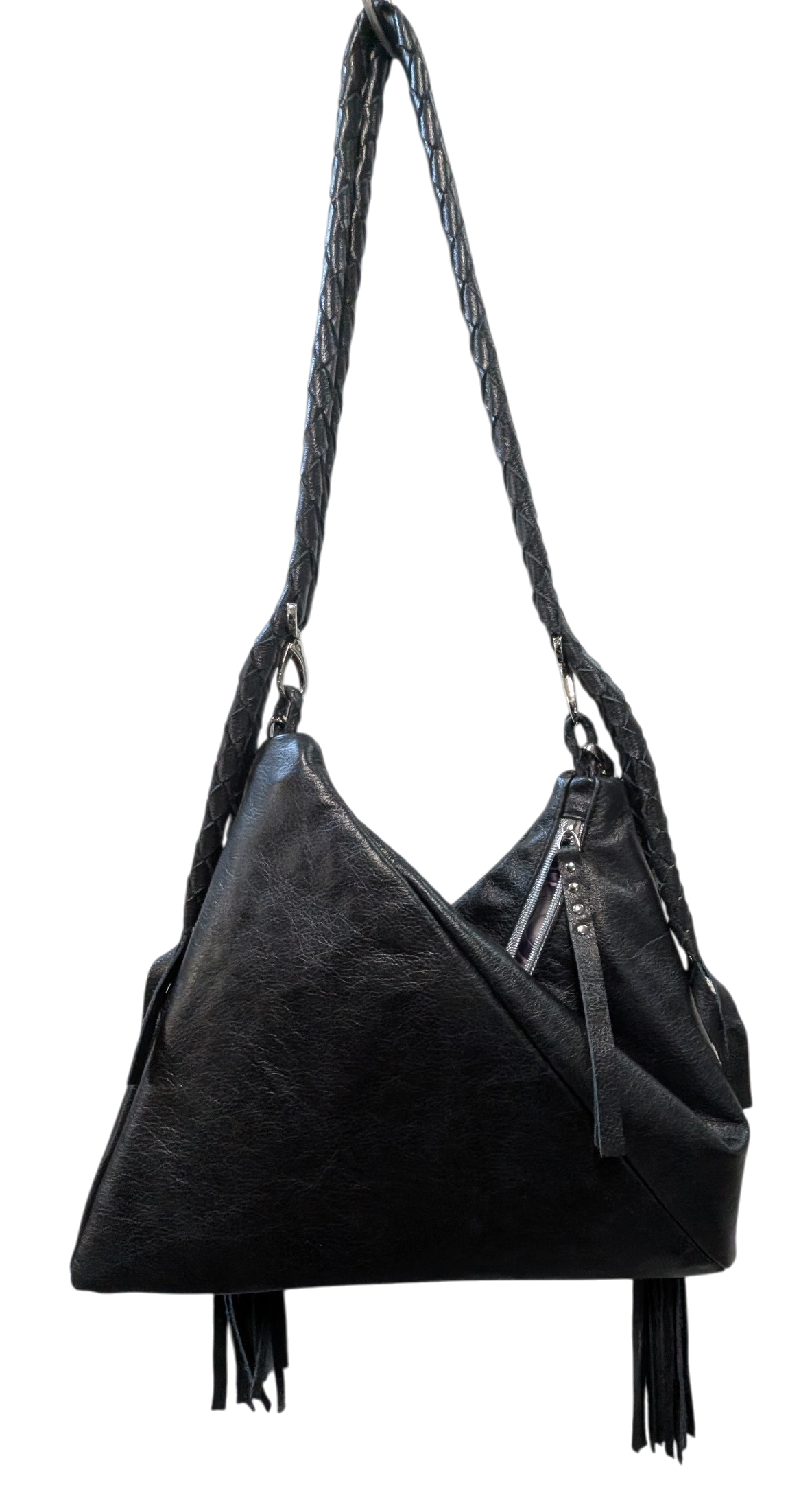 7891 Traudy Triangle Bag Black CC