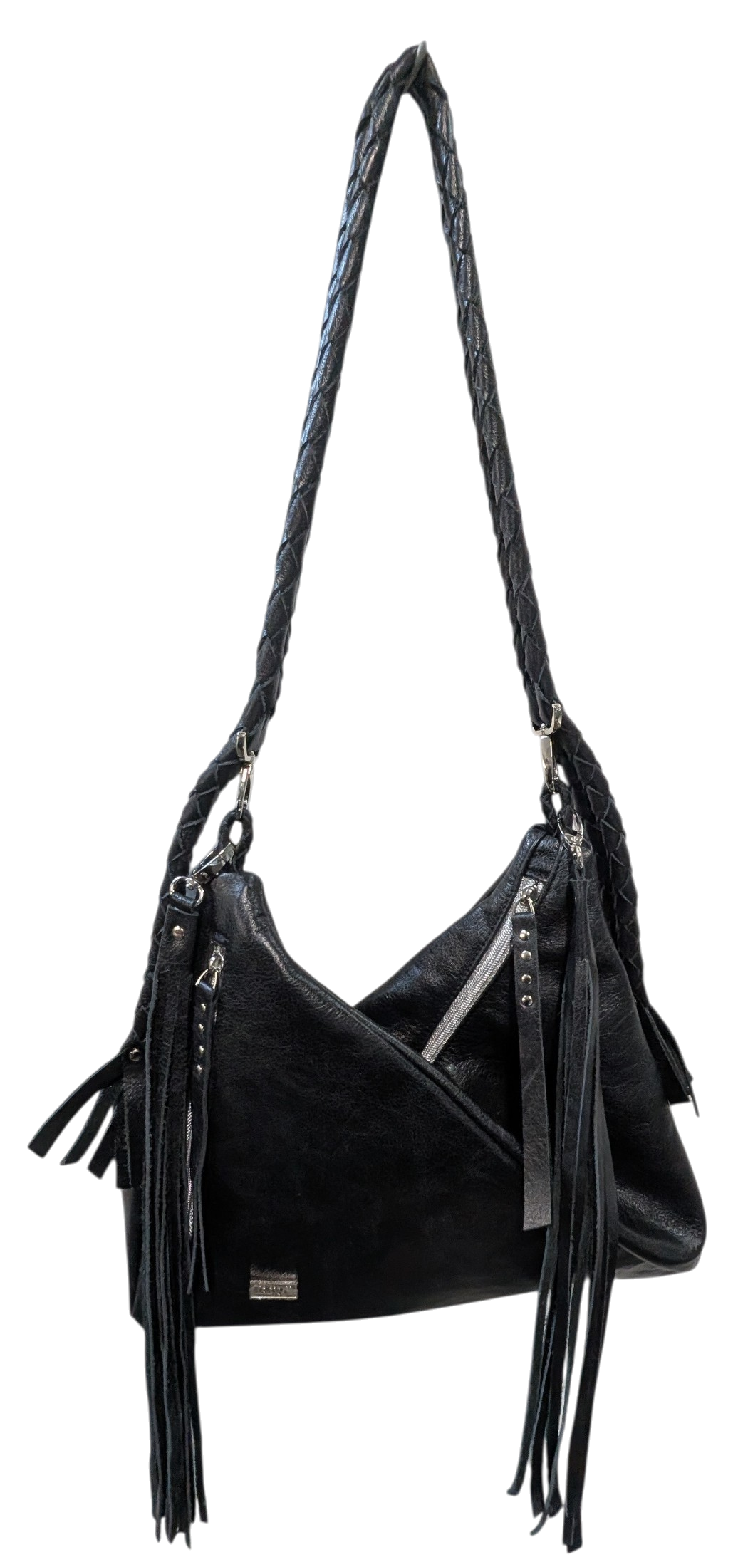 7891 Traudy Triangle Bag Black CC