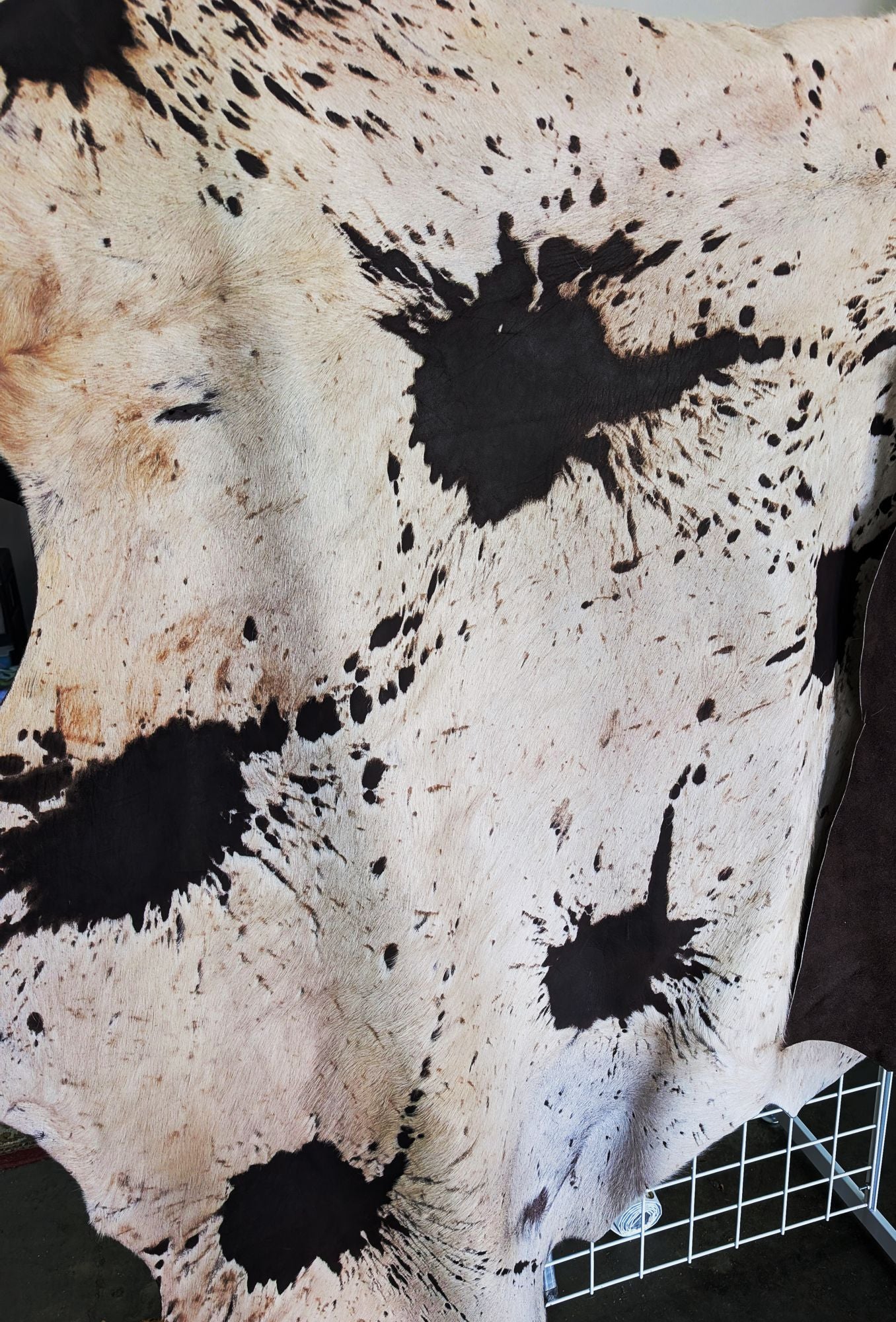 9263 Acid Washed Hair-On-Hide 12" x 6½"