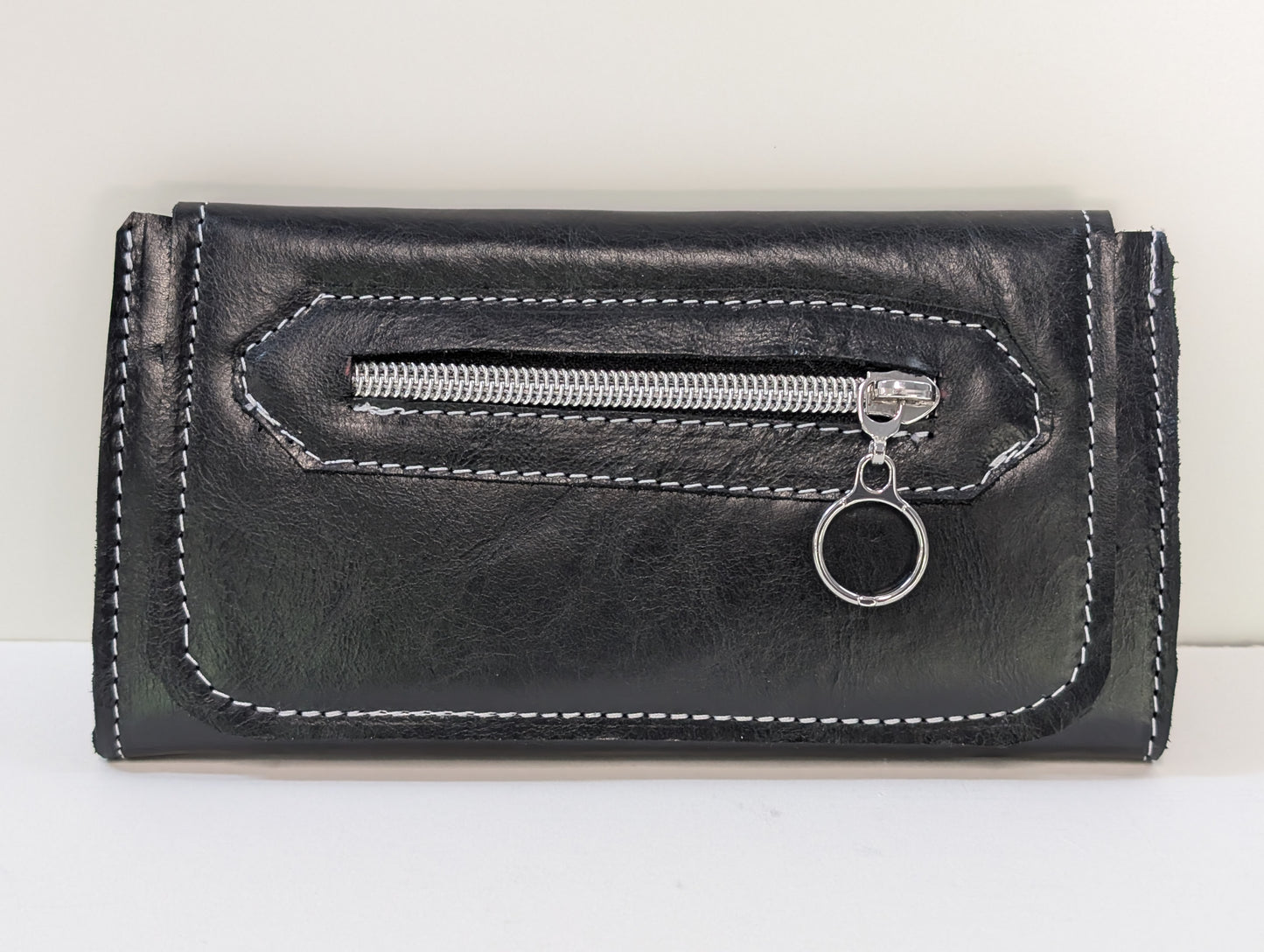 7871 JeroniMoney Black w/White Contrast Stitching
