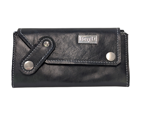 7871 JeroniMoney Black w/White Contrast Stitching